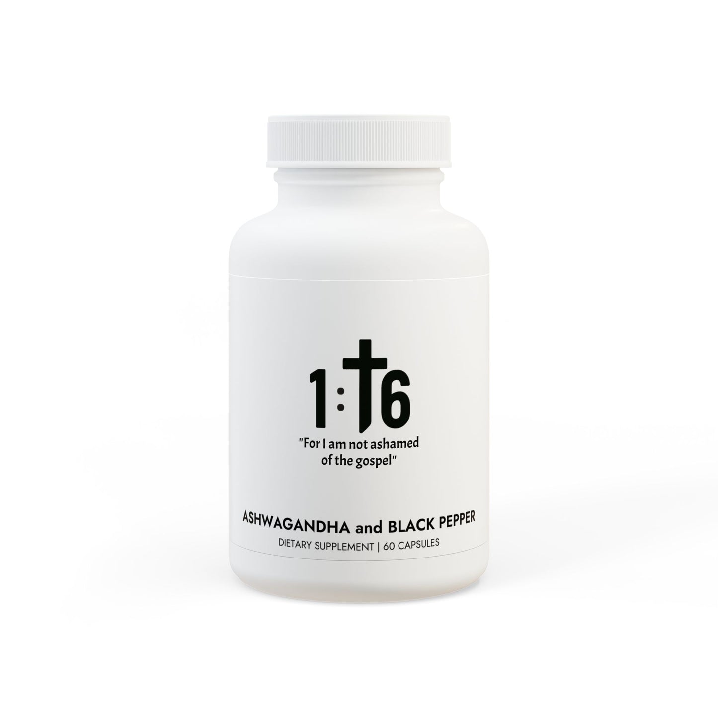 Ashwagandha and Black Pepper Supplement (60 capsules)