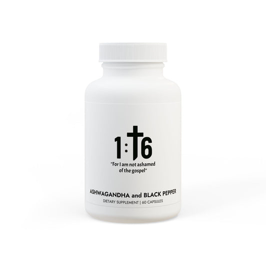 Ashwagandha and Black Pepper Supplement (60 capsules)